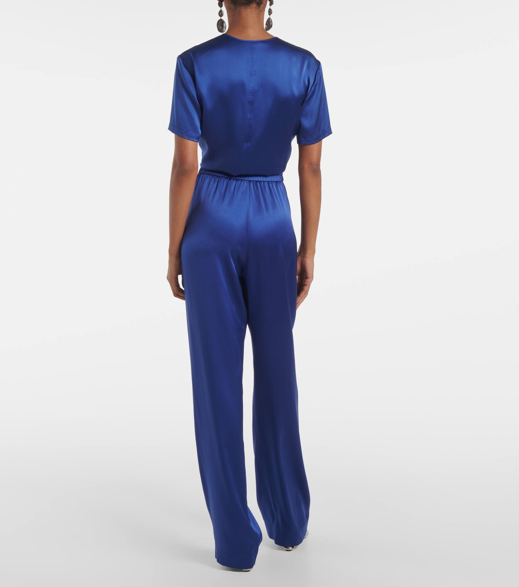 New Sahel silk straight pants - 3