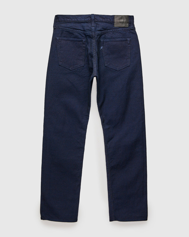 Pure Blue Japan 1178-ID Indigo x Black Sashiko Denim - Regular Straight Fit outlook