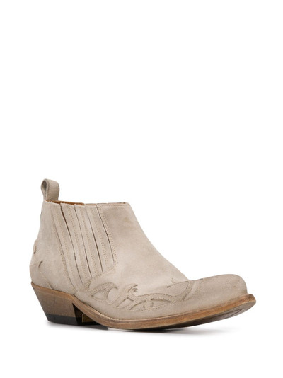 Golden Goose leather-detail western boots outlook