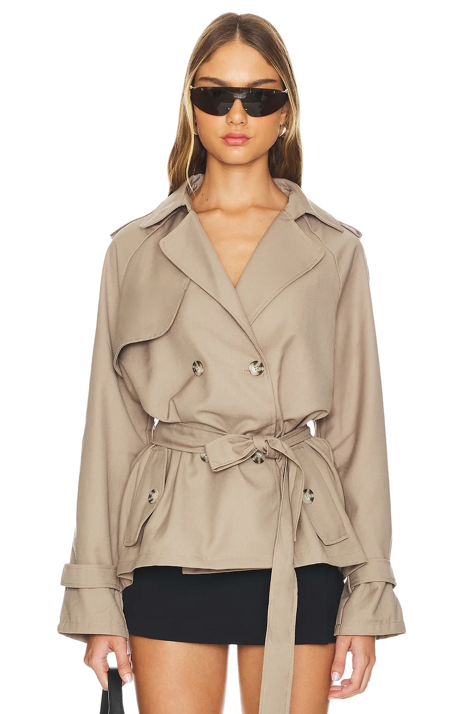 Cropped Trencherous Coat - 1