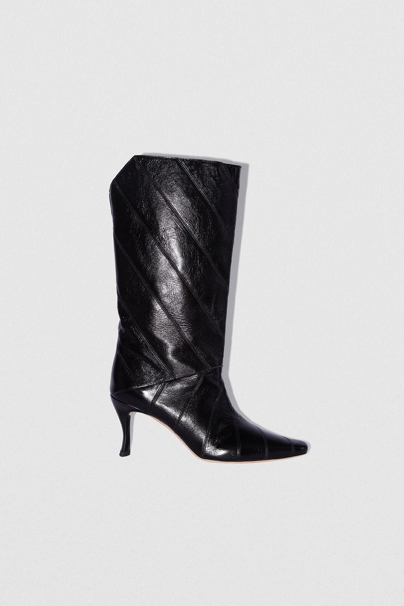 STEPH BLACK CREASED LEATHER 1