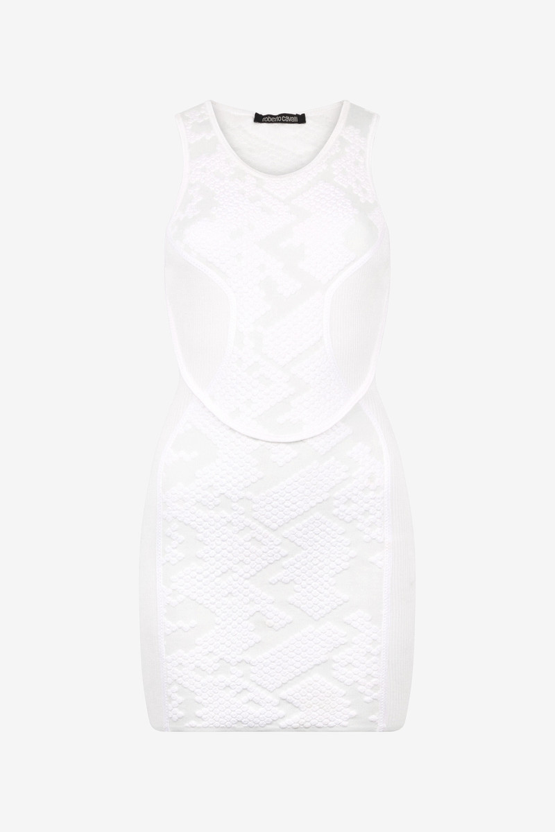 Dress with Wall Print 1