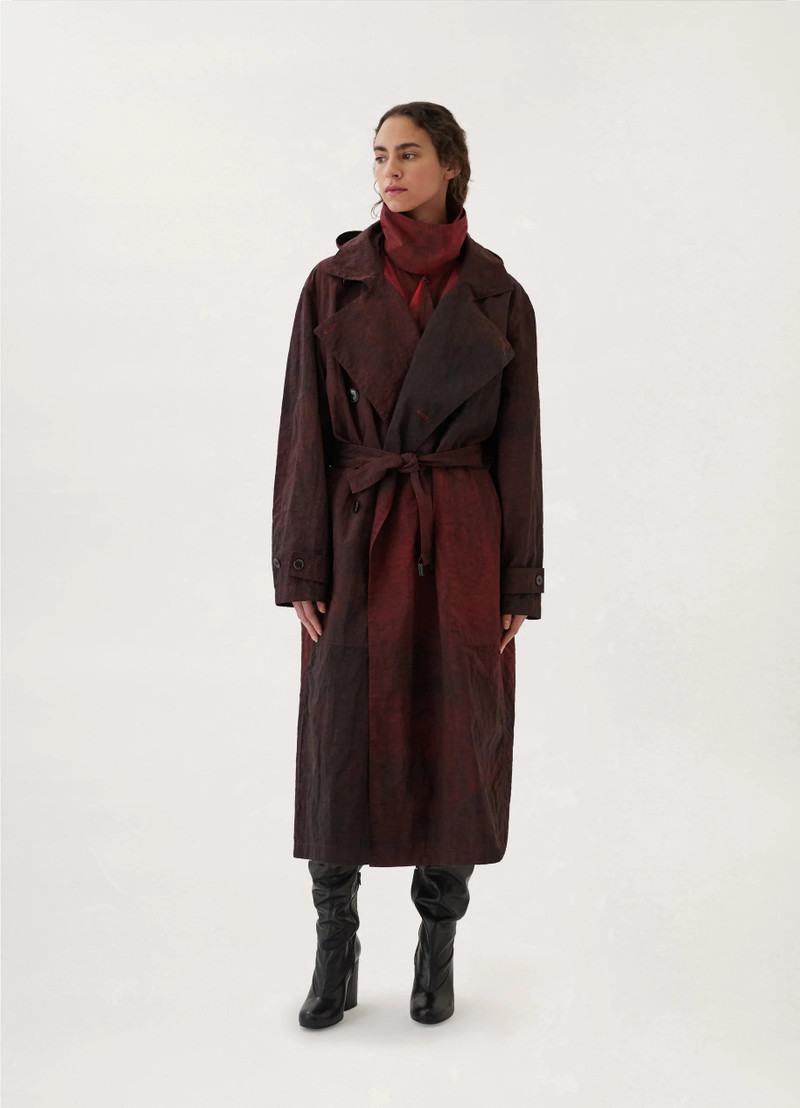 PRINTED LIGHT TRENCH COAT
NYLON CANVAS 3