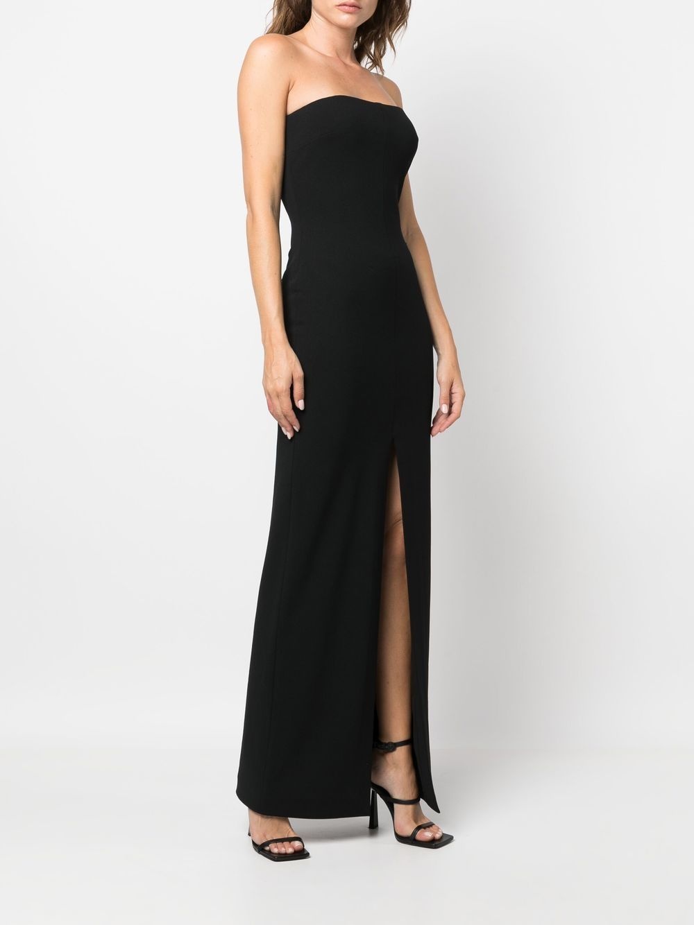 strapless maxi dress - 3