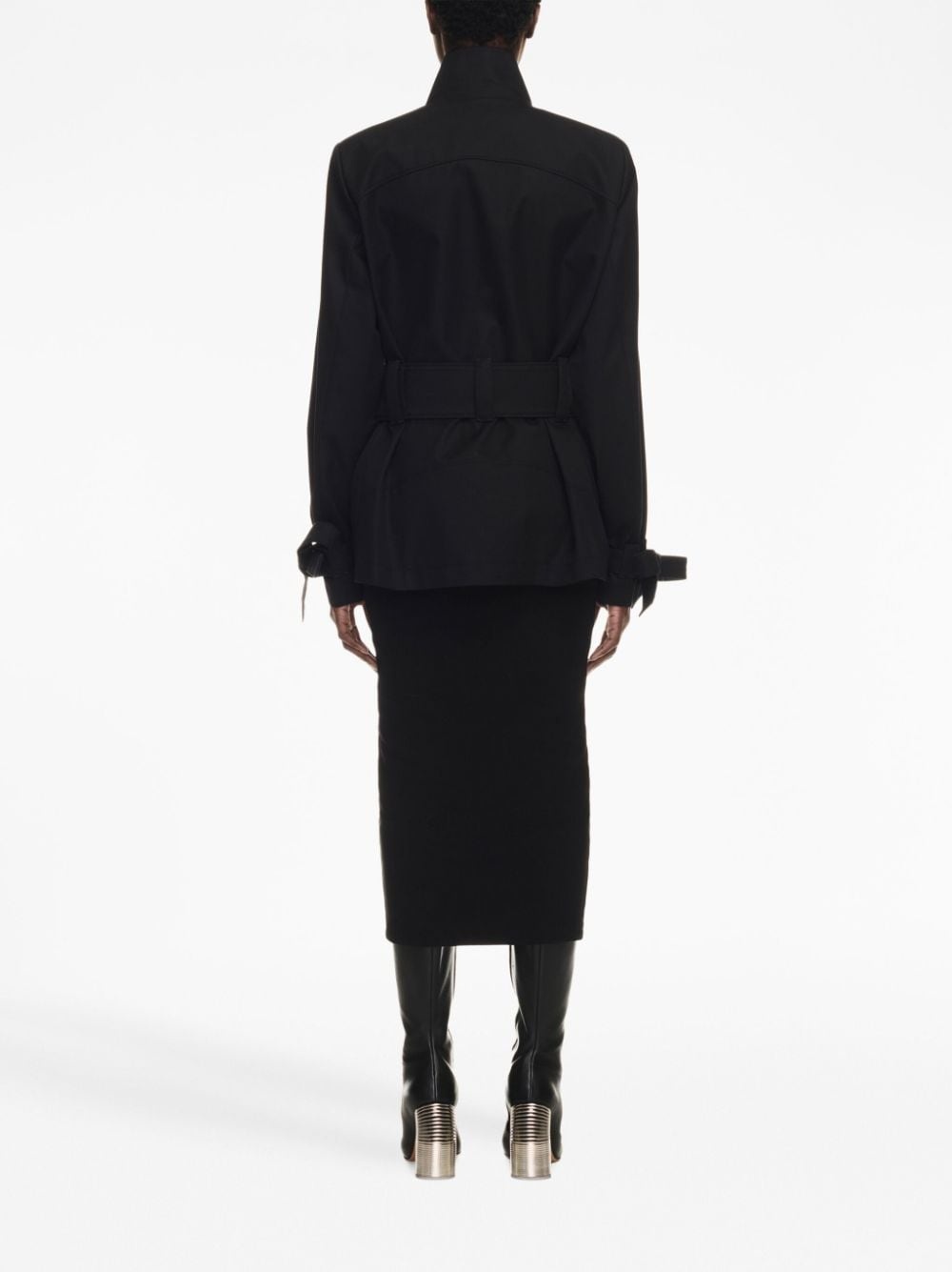 belted-waist jacket - 4