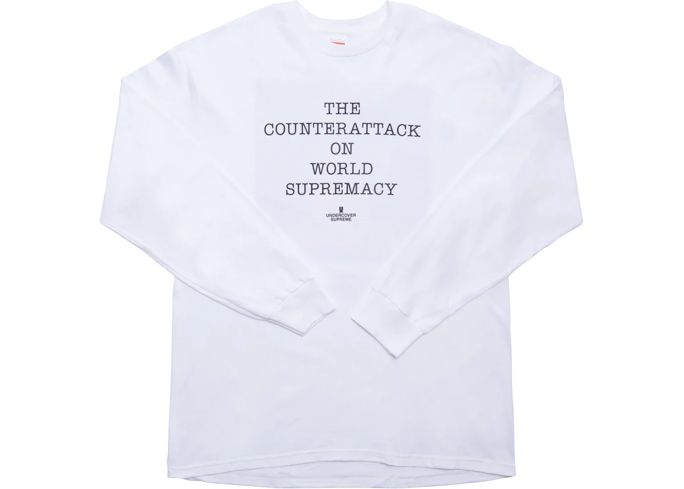Supreme UNDERCOVER/Public Enemy Counterattack L/S Tee White - 1