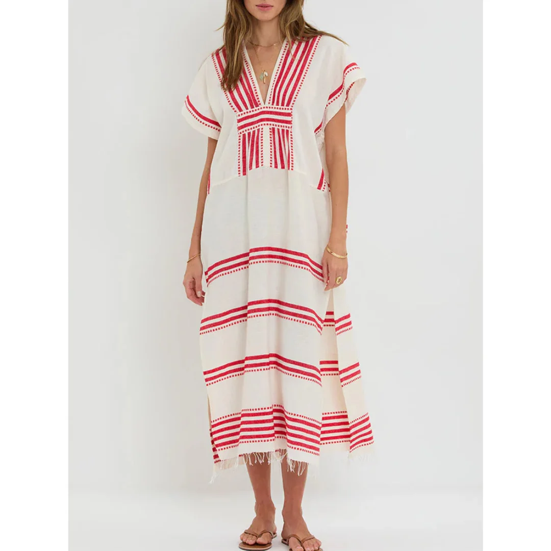 Gasira Eshe Red Caftan - 1