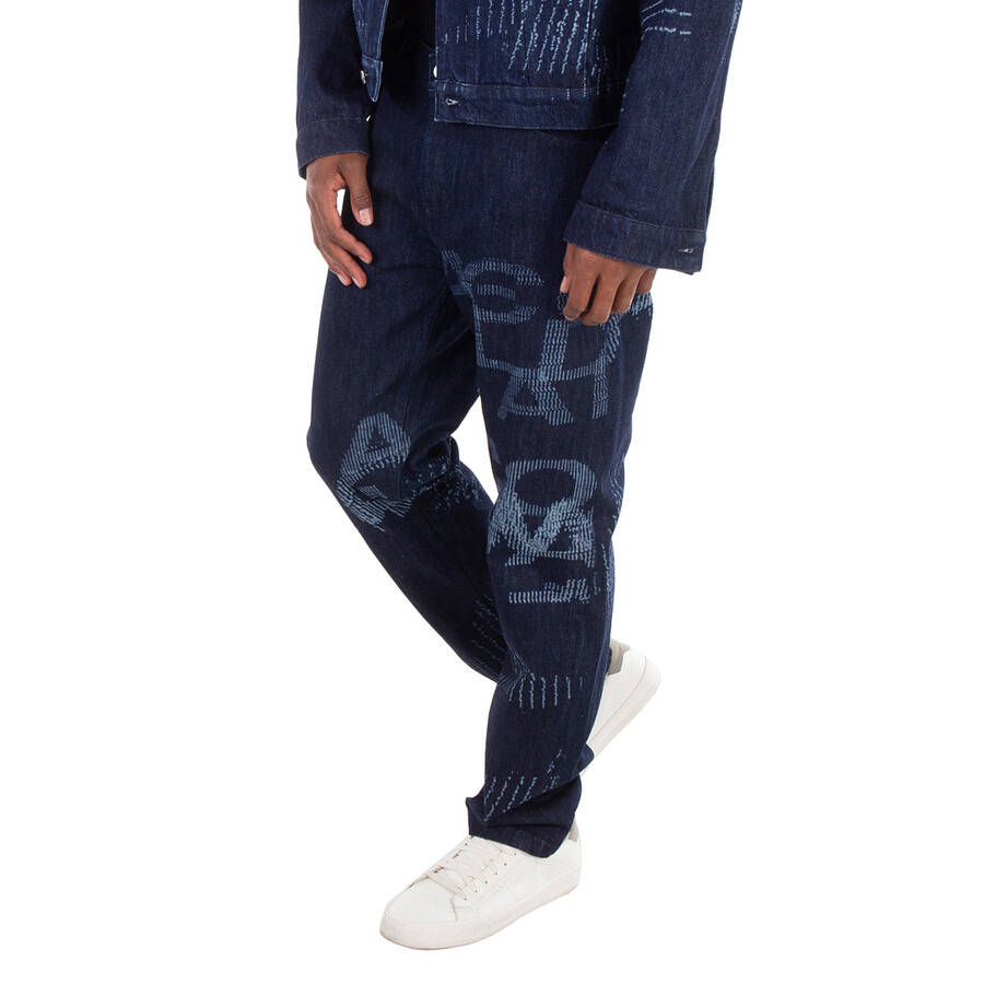 A Cold Wall Lasered-Logo Cotton Jeans - 2
