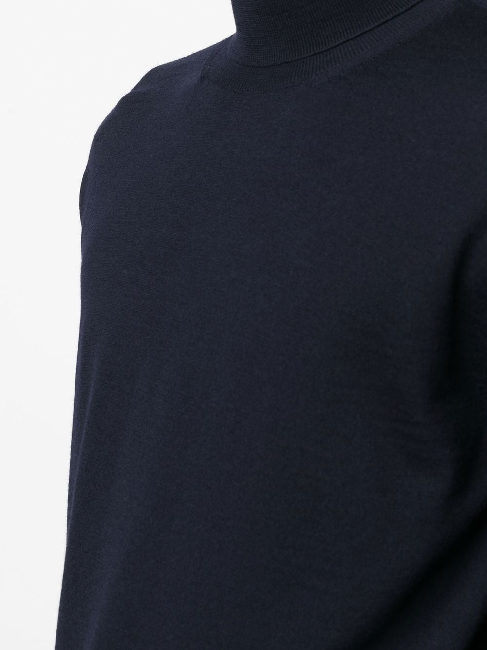 roll-neck merino wool jumper - 5