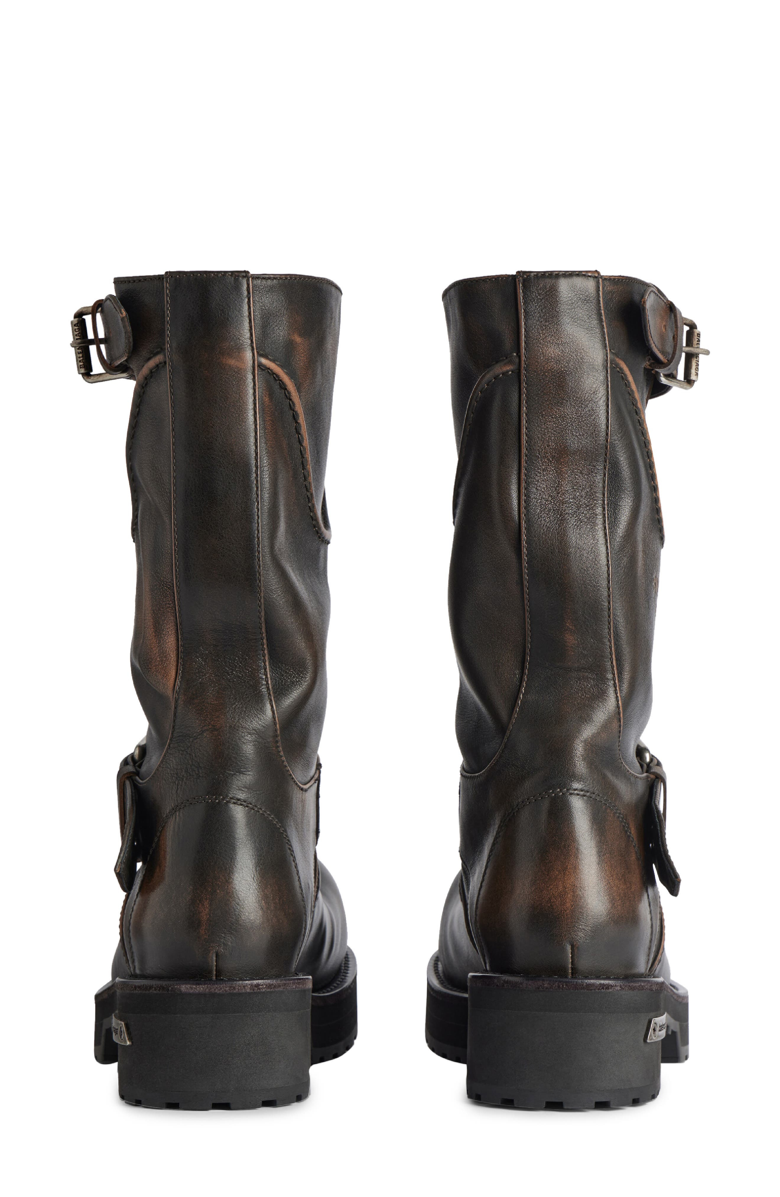Balenciaga Venom Boot in Brown/Silver at Nordstrom - 7