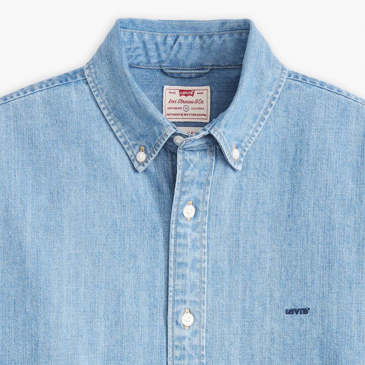 SHORT SLEEVE AUTHENTIC BUTTON-DOWN SHIRT - 6