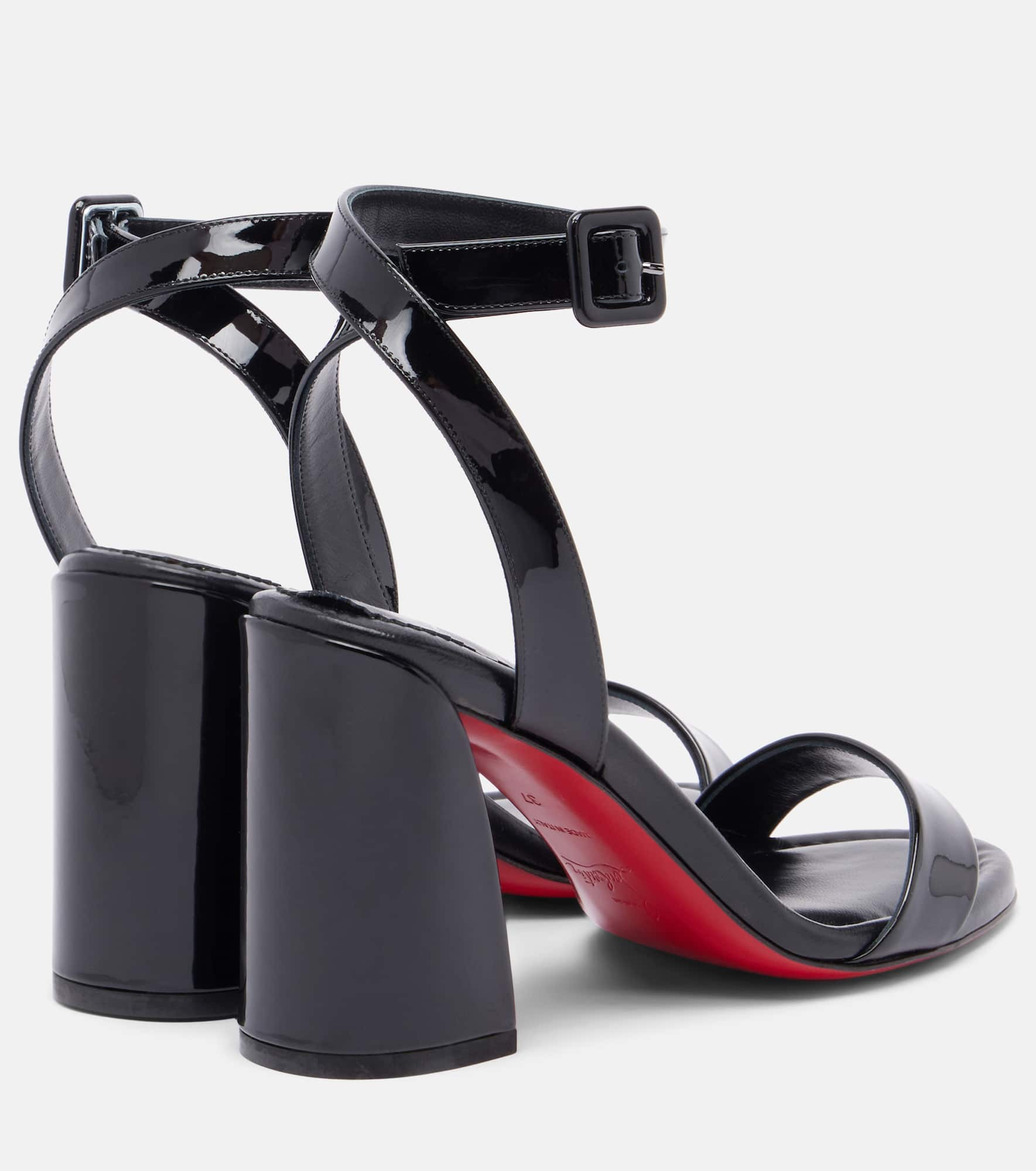 Miss Sabina 85 patent leather sandals - 3
