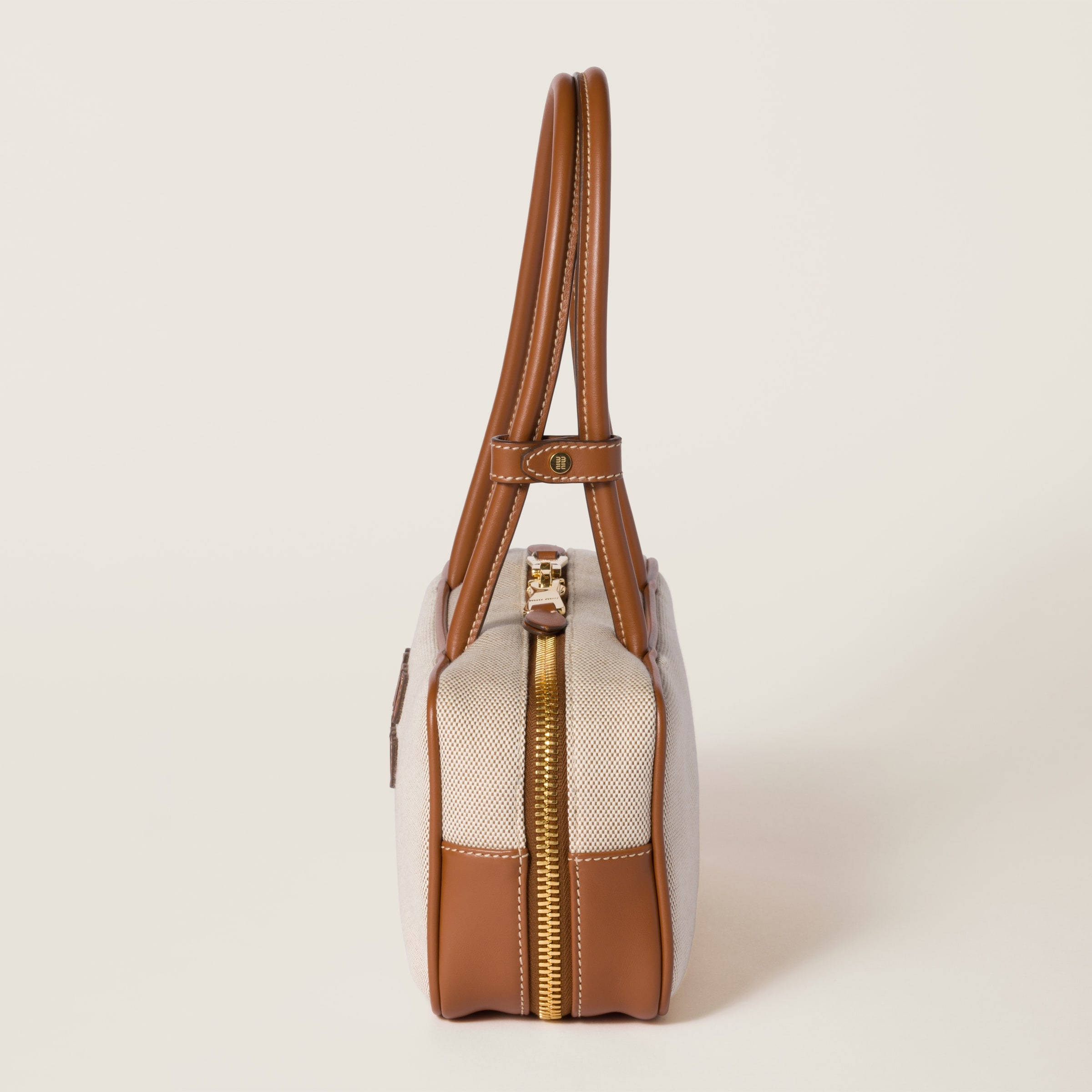 Beau canvas and leather bag - 7