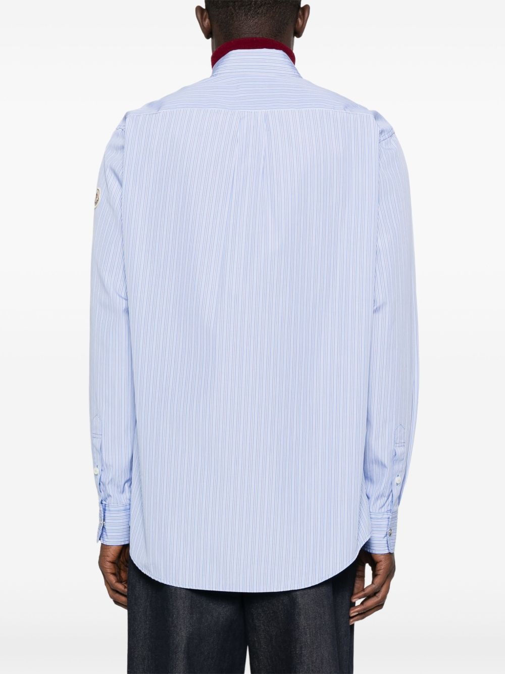 striped long-sleeved shirt - 4