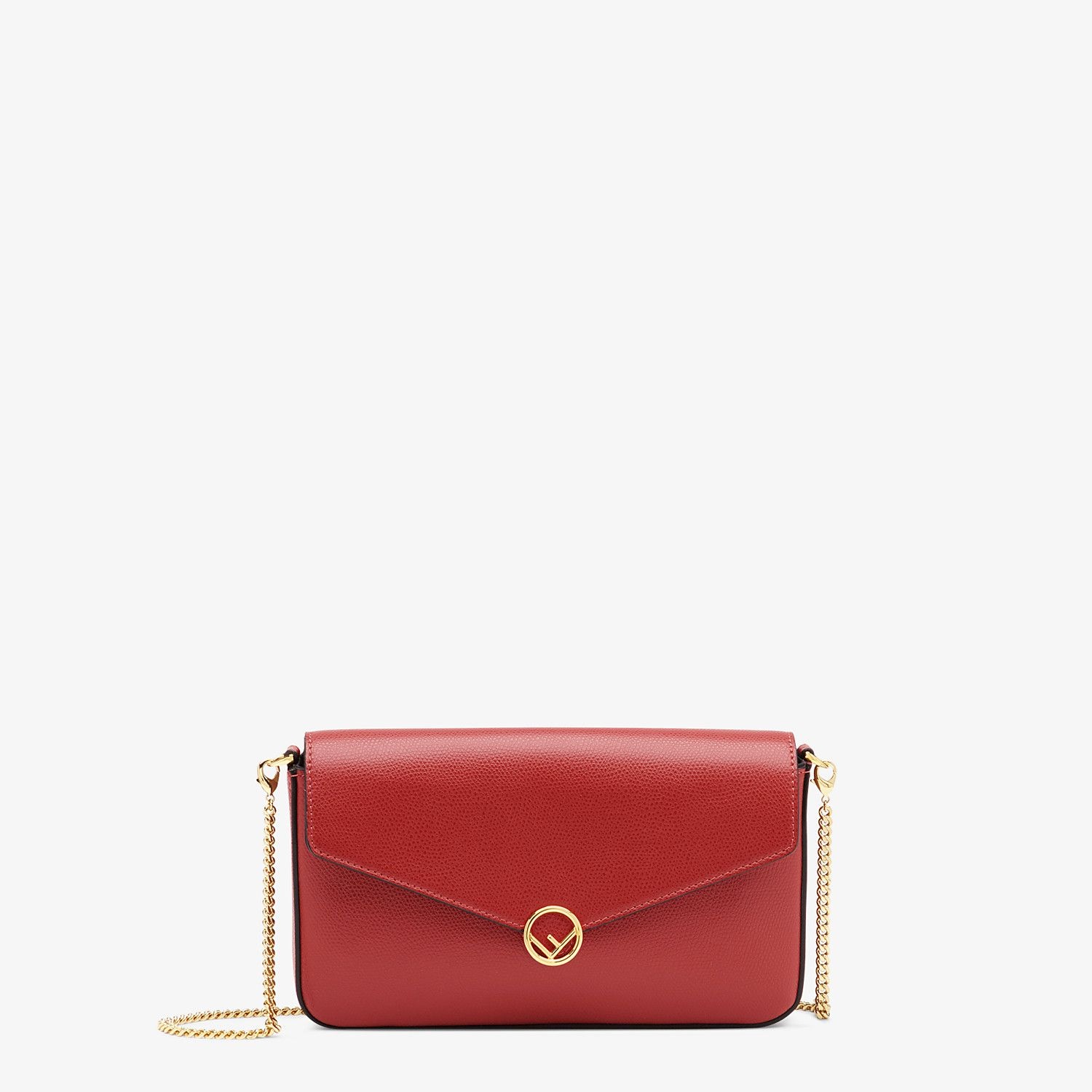 Red leather mini-bag - 1