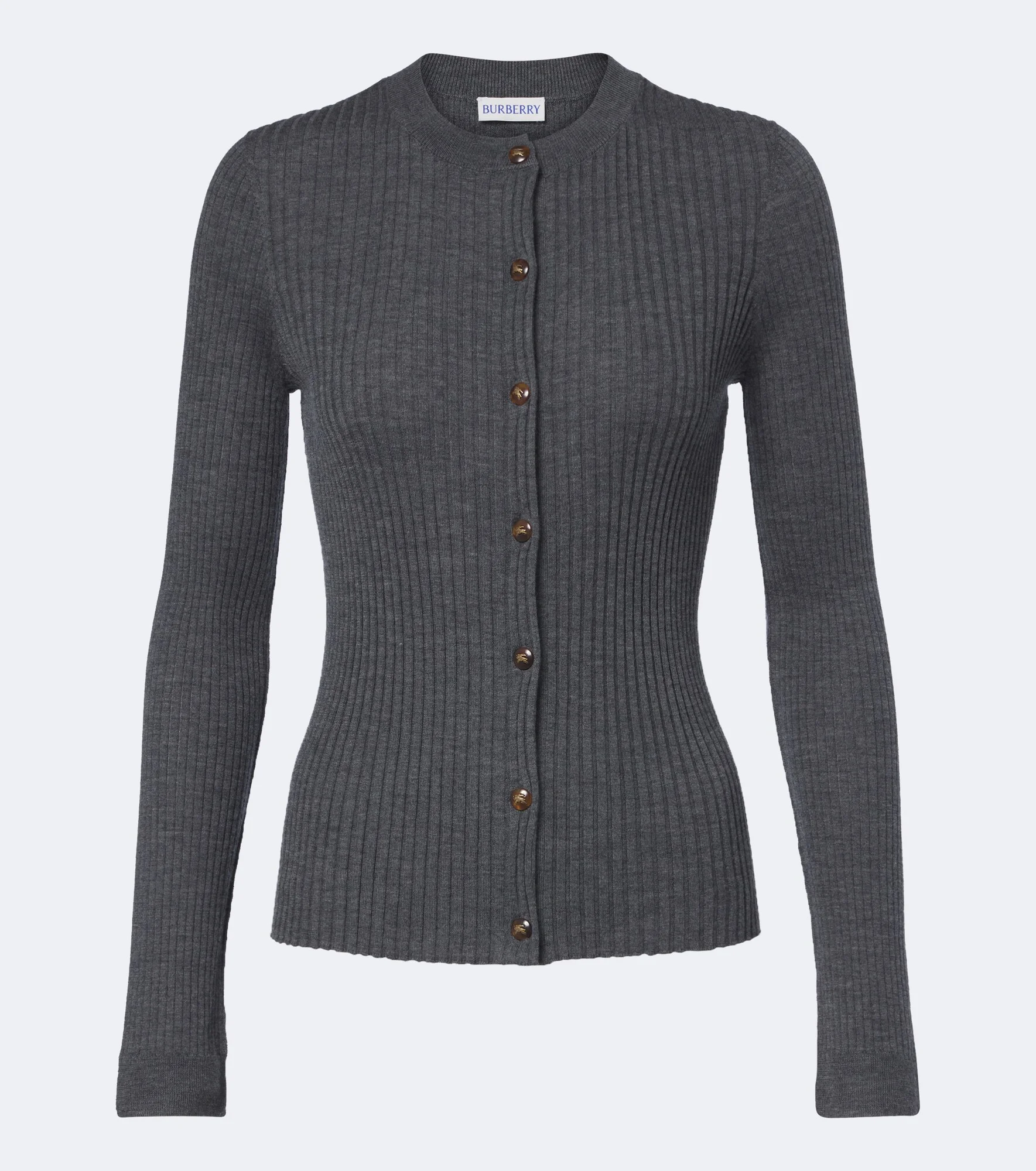 EKD ribbed-knit cashmere cardigan - 1