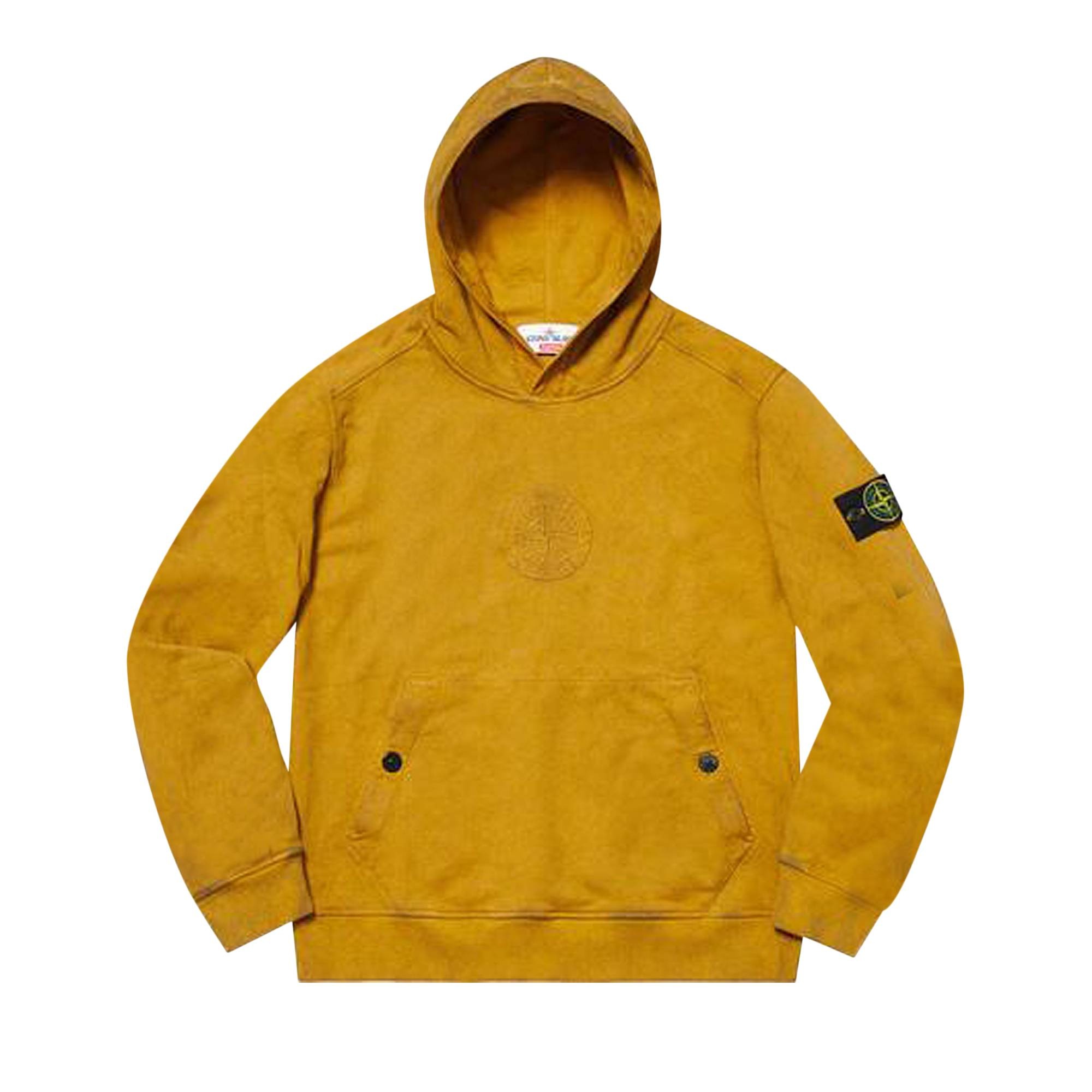 Supreme x Stone Island Hooded Sweatshirt 'Olive' - 1