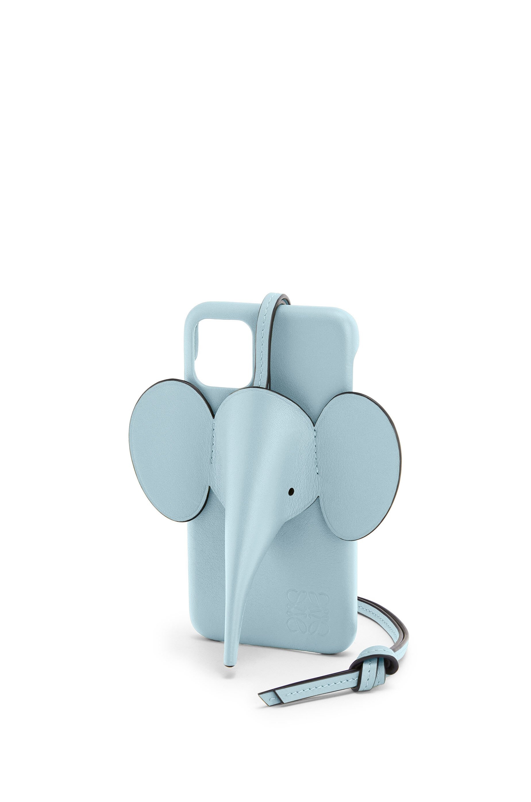 Elephant cover for iPhone 11 in pearlized calfskin - 2