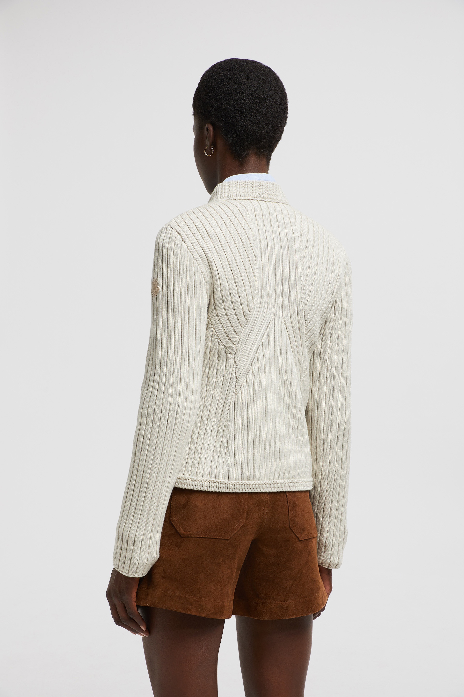 Padded Wool Cardigan - 5