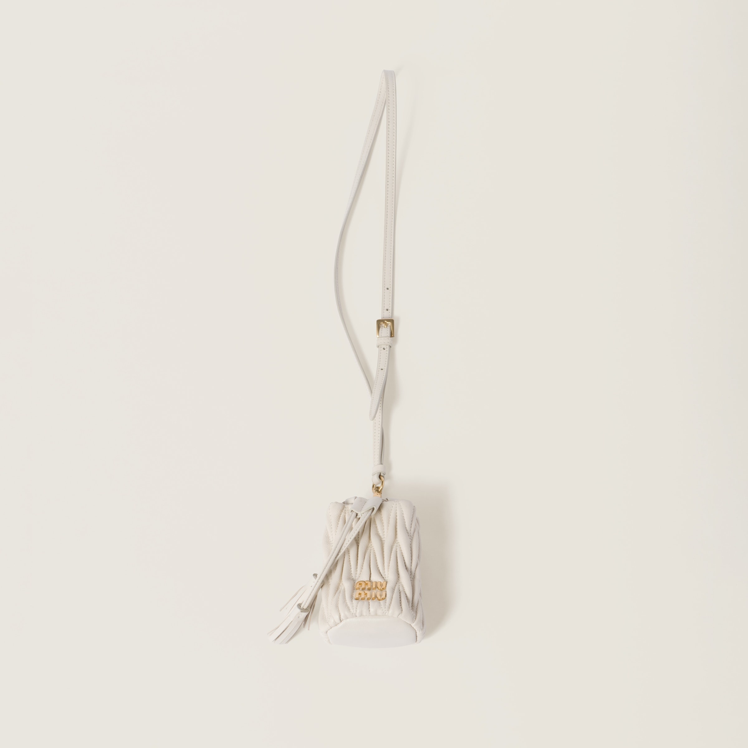 Matelassé nappa leather micro bag - 3