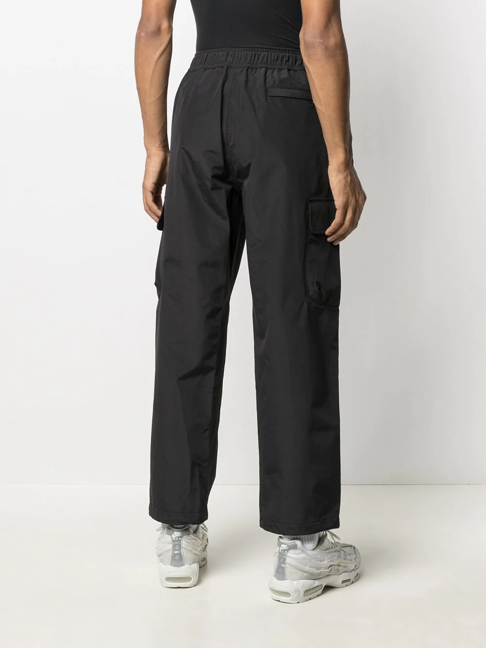 belted cargo trousers - 4