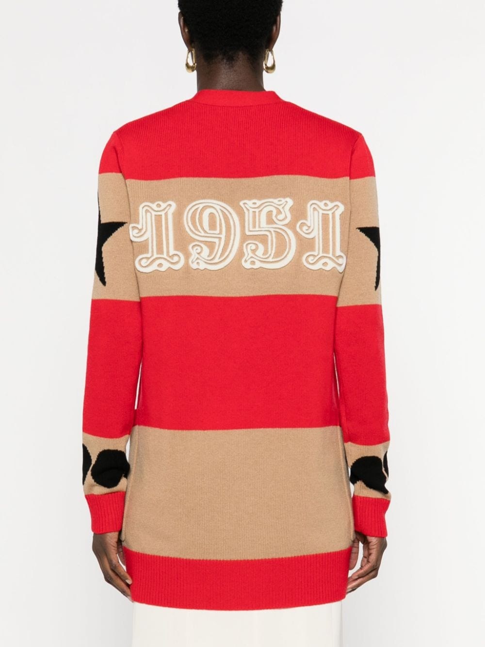 Valido 1951-motif striped cardigan - 4