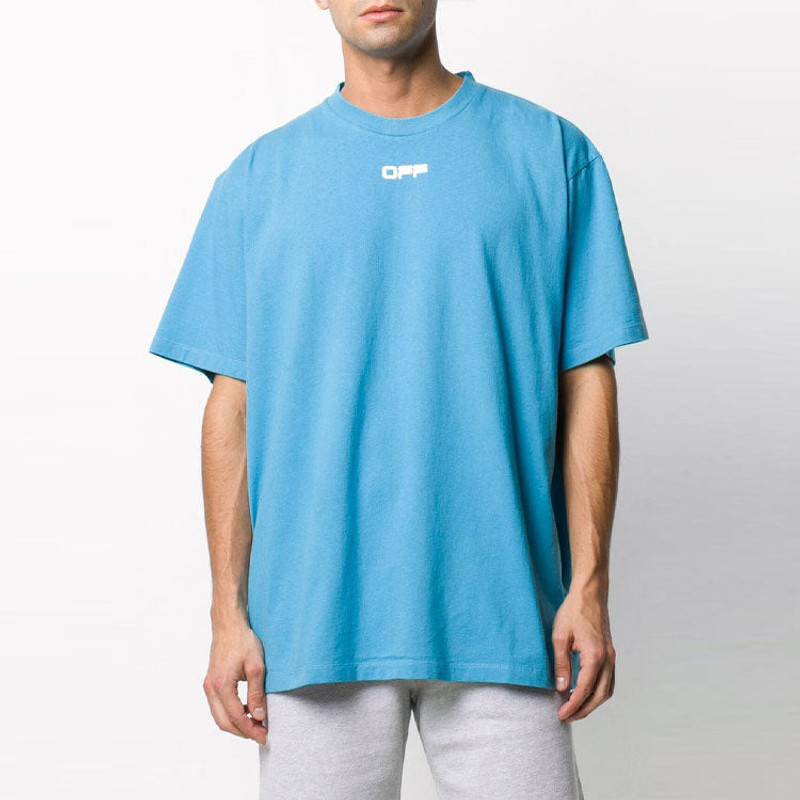 Off-White Off-White SS20 Airport Tape Print For Men Blue OMAA038S201850033088 outlook