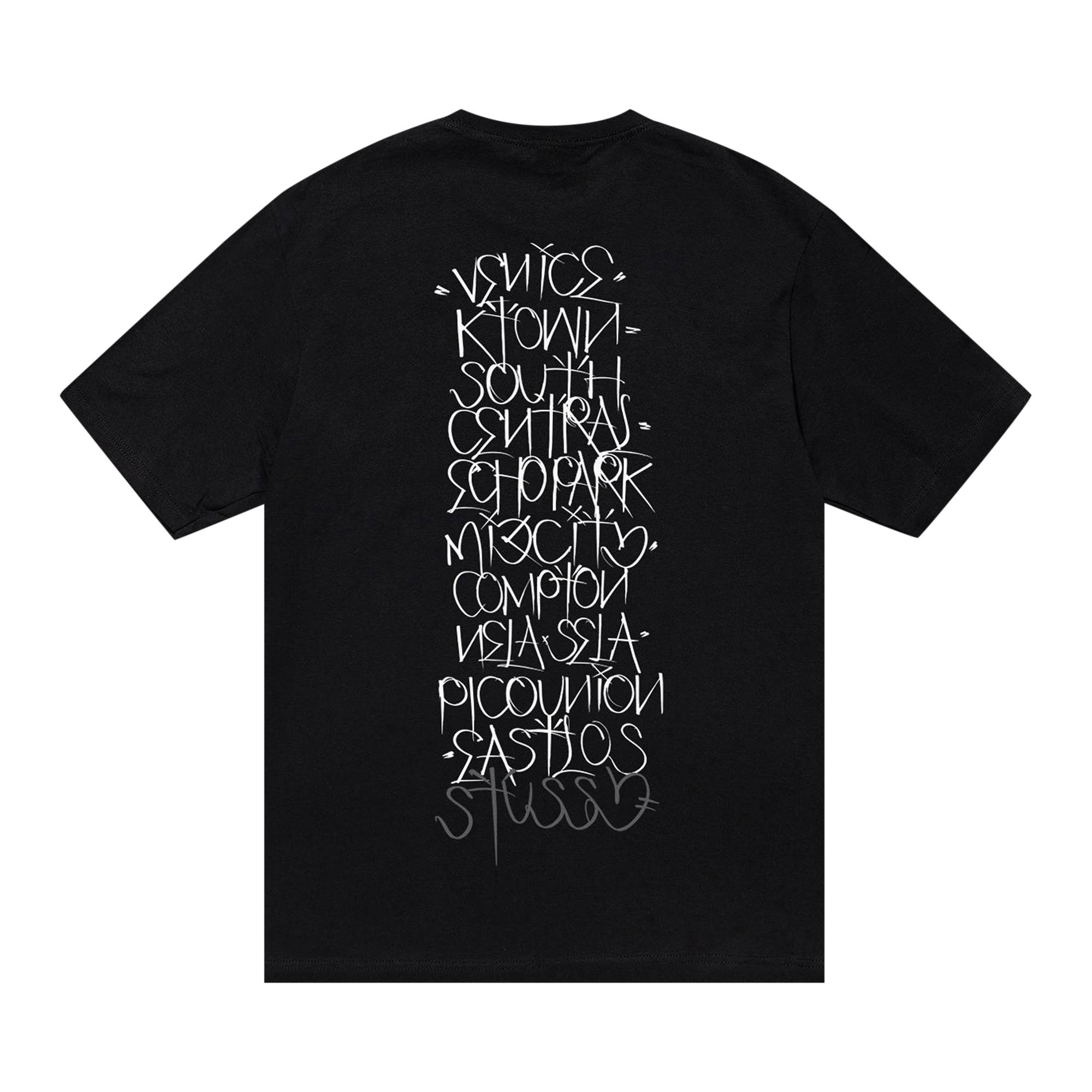 Stussy x Born X Raised Handstyles Tee 'Black' - 2