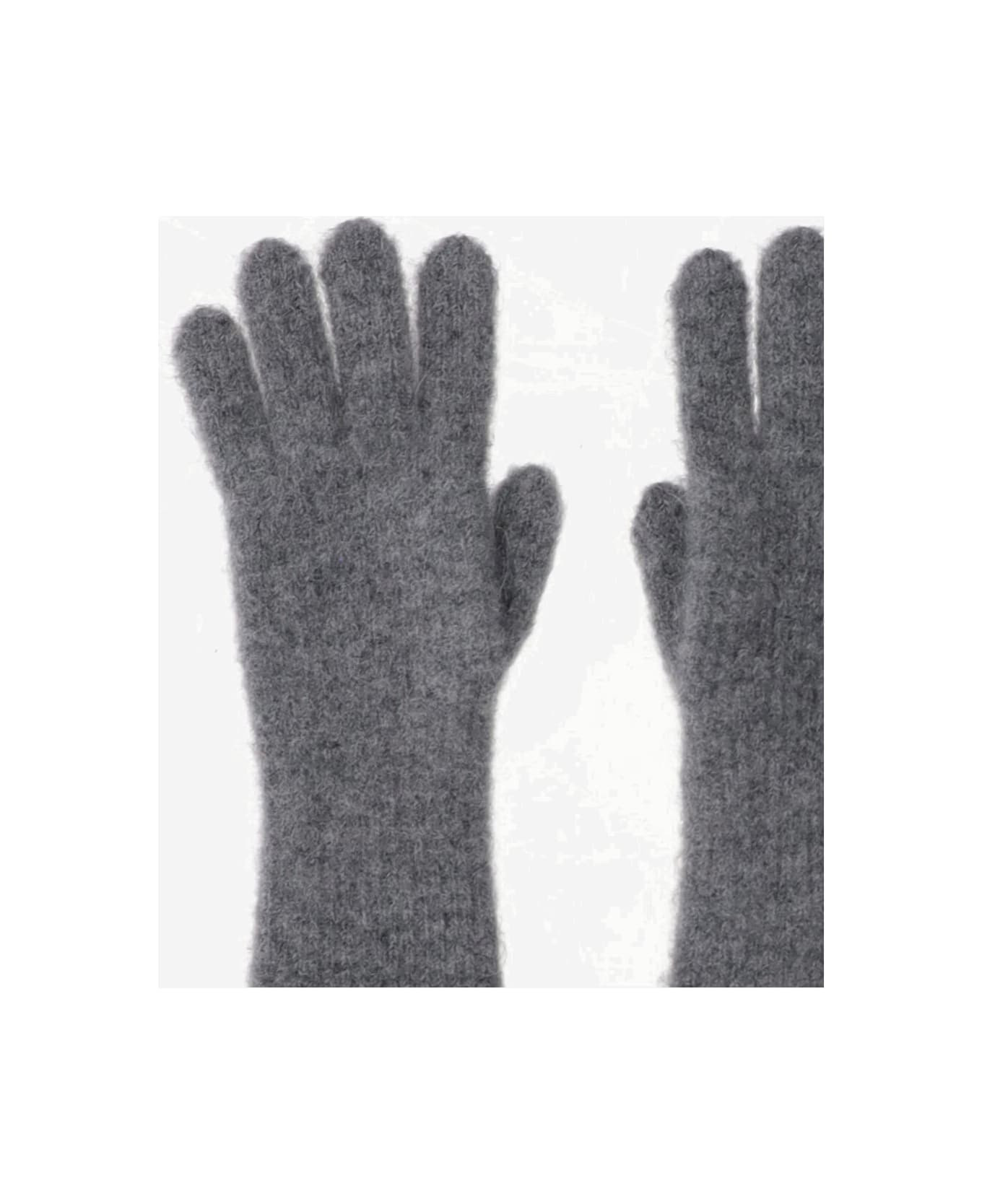 Wool Blend Gloves - 3