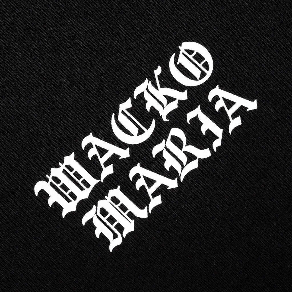 WASHED HEAVYWEIGHT CREWNECK T-SHIRT TYPE 2 - BLACK - 3