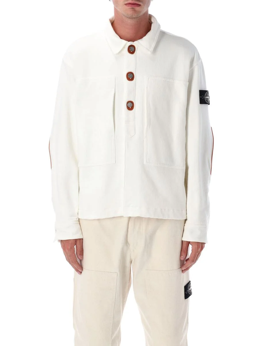 Stone Island Knit-Look Cotton Coach Jacket - 1