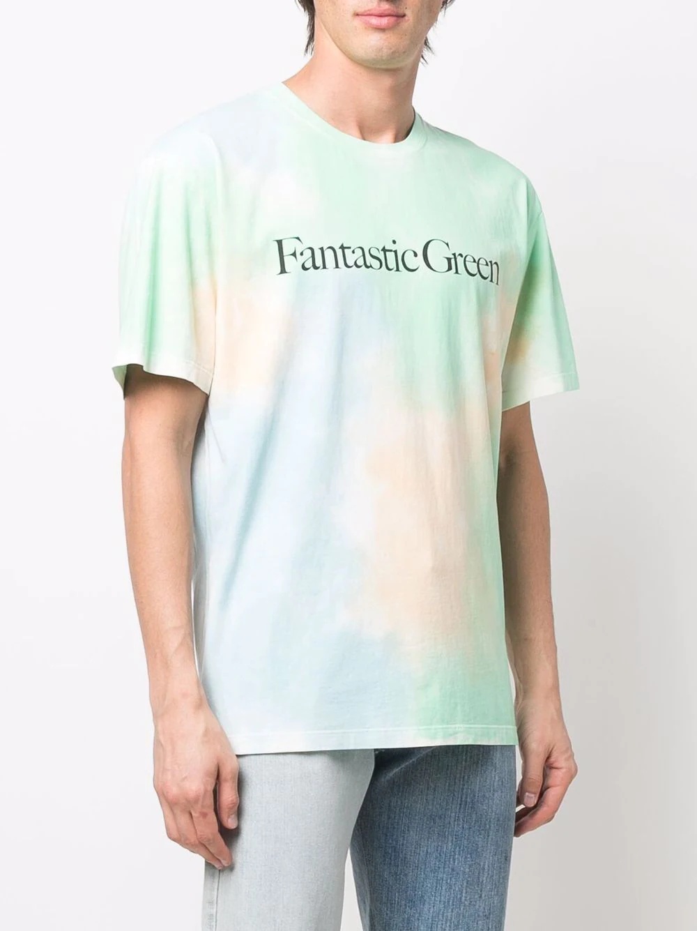 Fantastic Green tie-dye T-shirt - 3