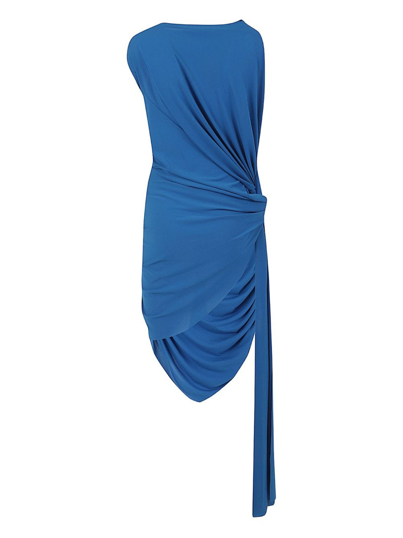 ALEX PERRY draped knot mini dress outlook