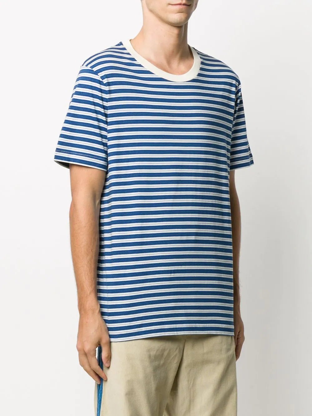 striped cotton T-shirt - 4