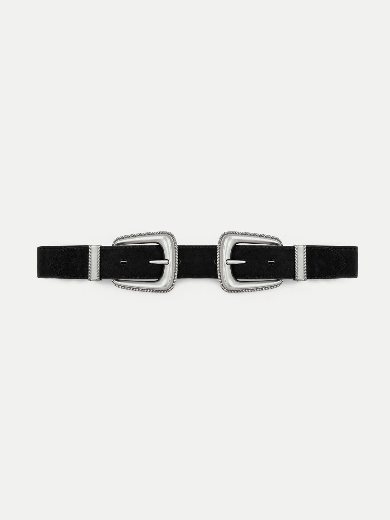 DOUBLE-BUCKLE ARCH WAIST BELT - 1