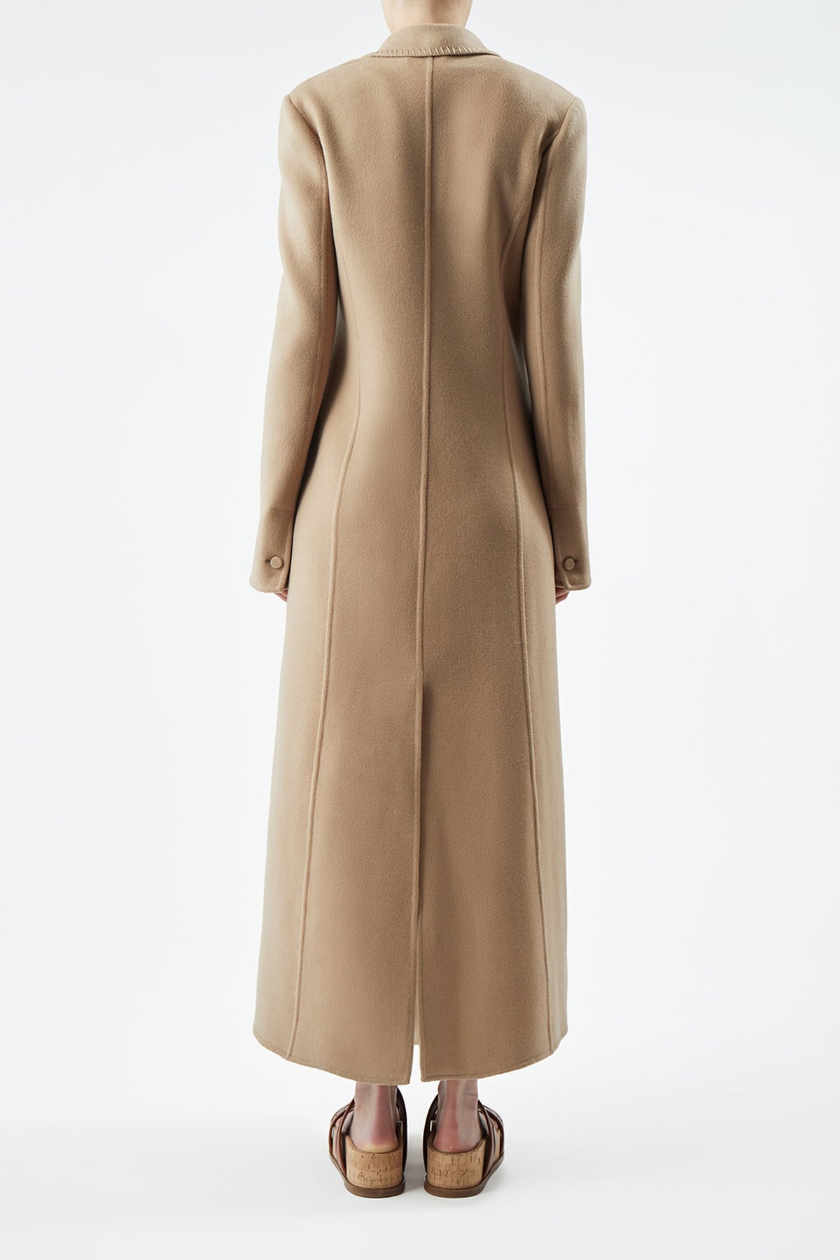 Dutton Trench Coat in Recycled Cashmere - 5