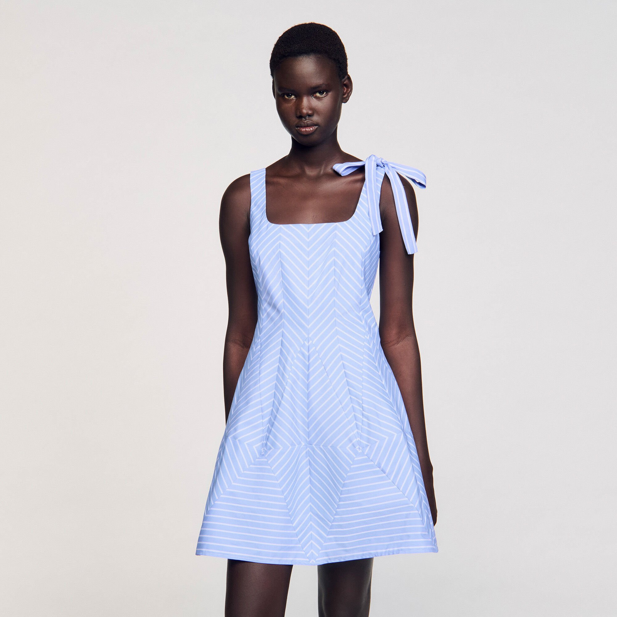 MINI STRIPED DRESS - 4