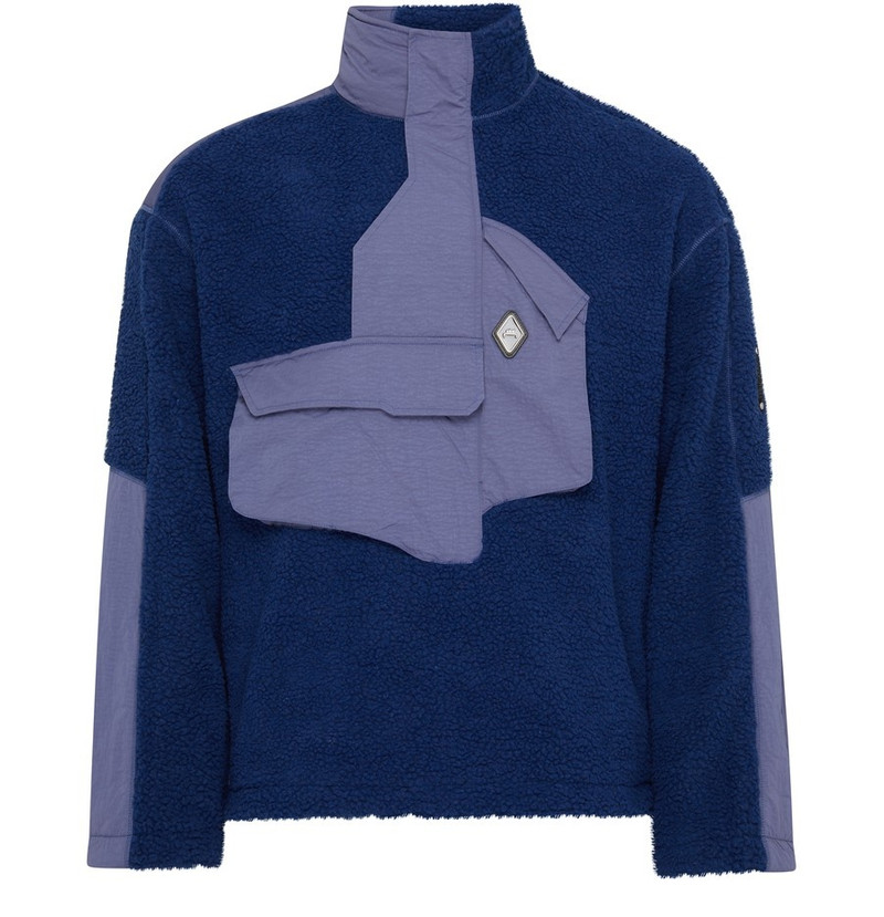 보세 축 panelled fleece 재킷 - 1