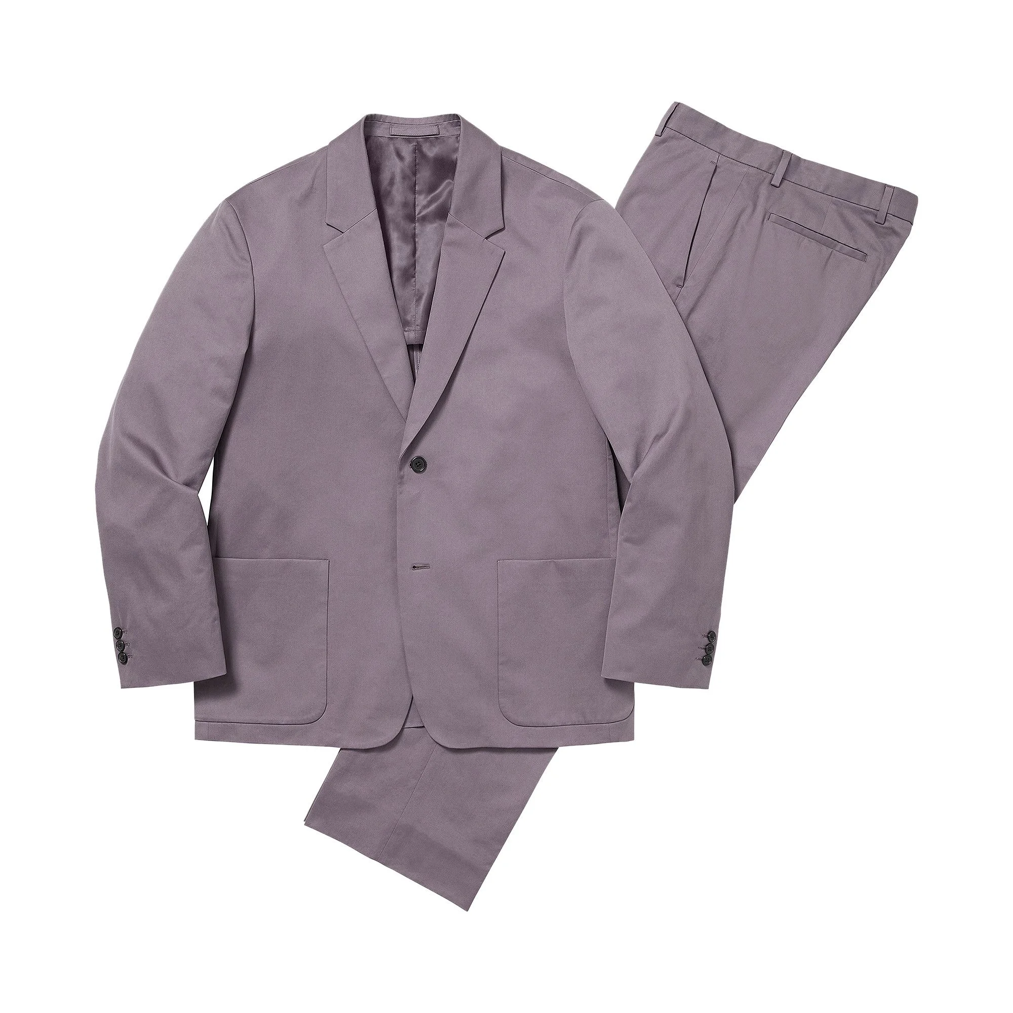 Supreme Sea Island Cotton Suit 'Purple' - 1