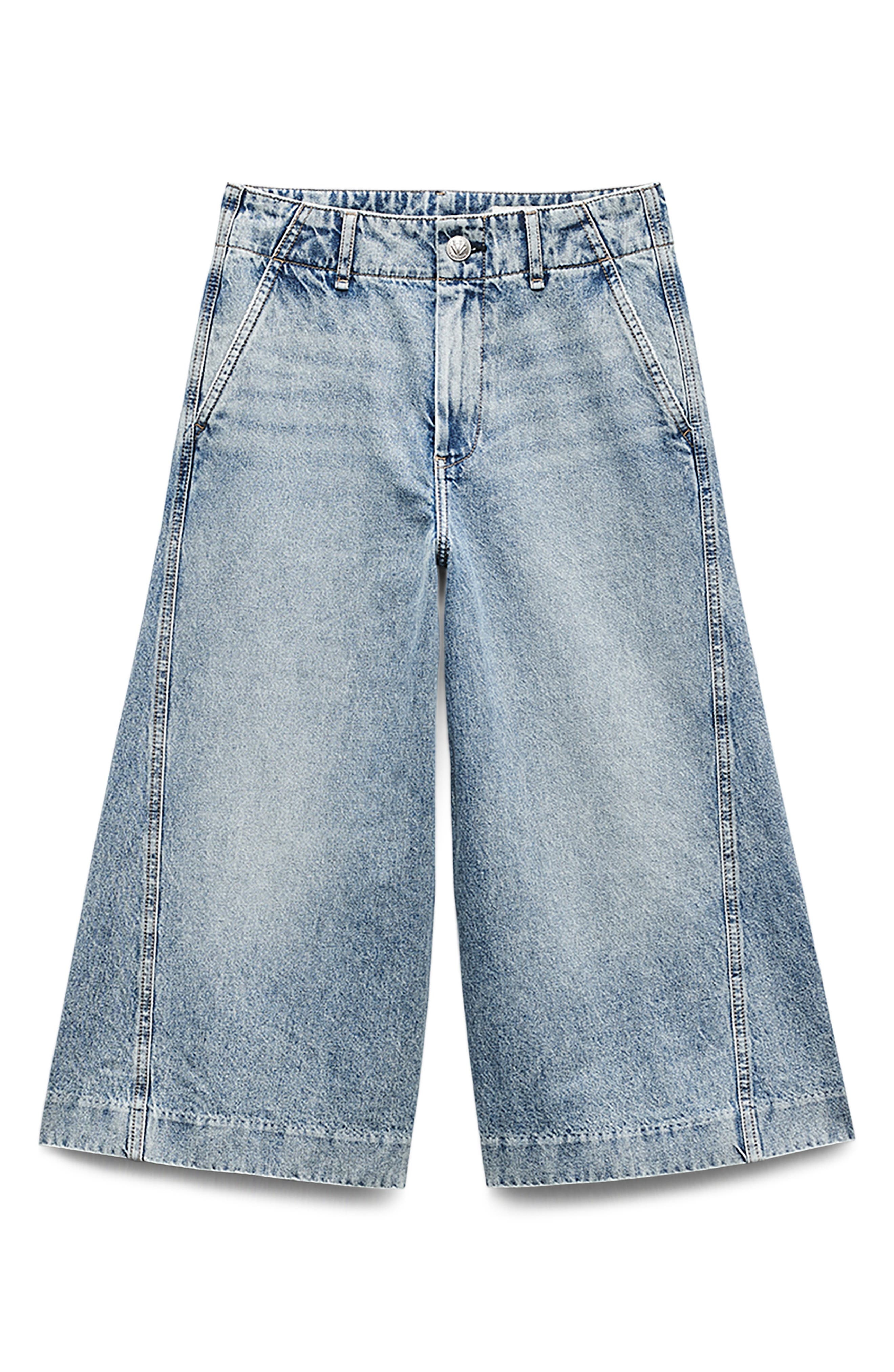 rag & bone Jamie Culotte Jeans in Pacific at Nordstrom - 4
