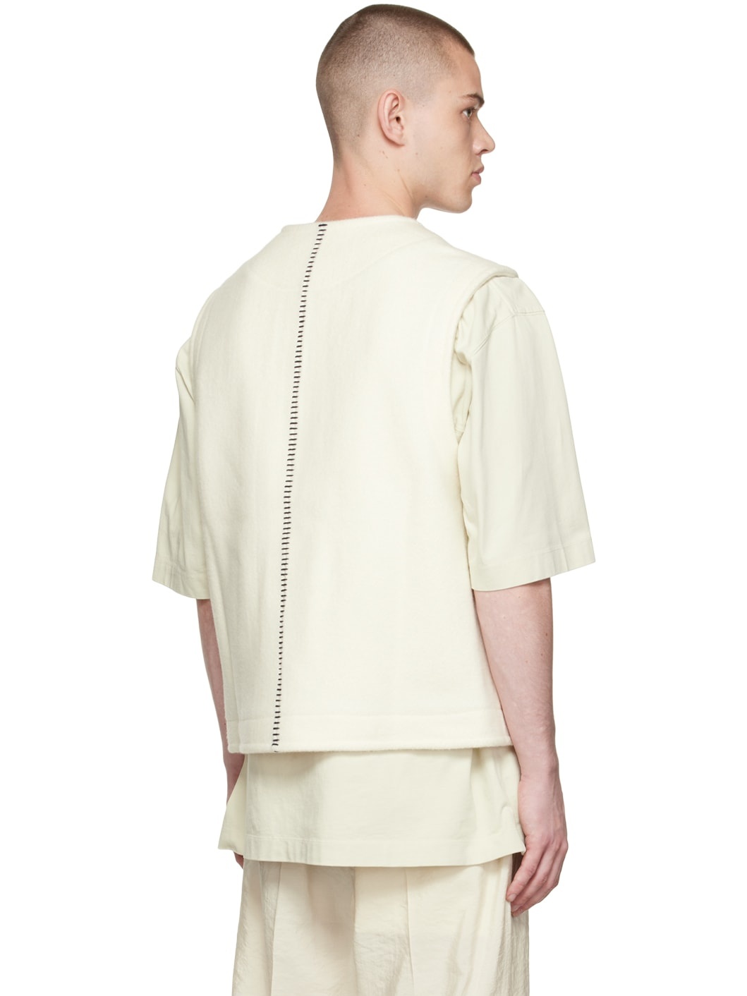 Off-White Blanket Vest - 3