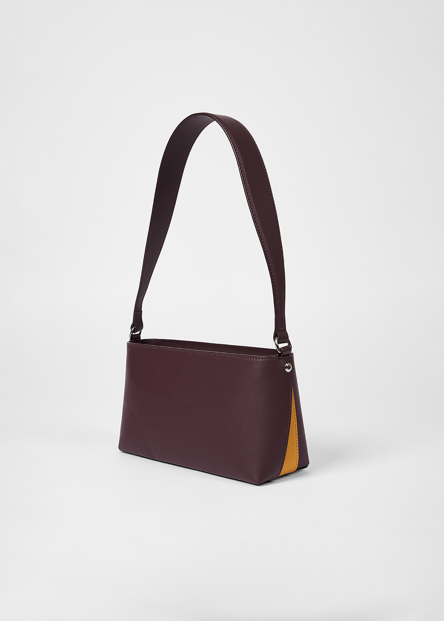 Women's Burgundy Shoulder Bag - 2