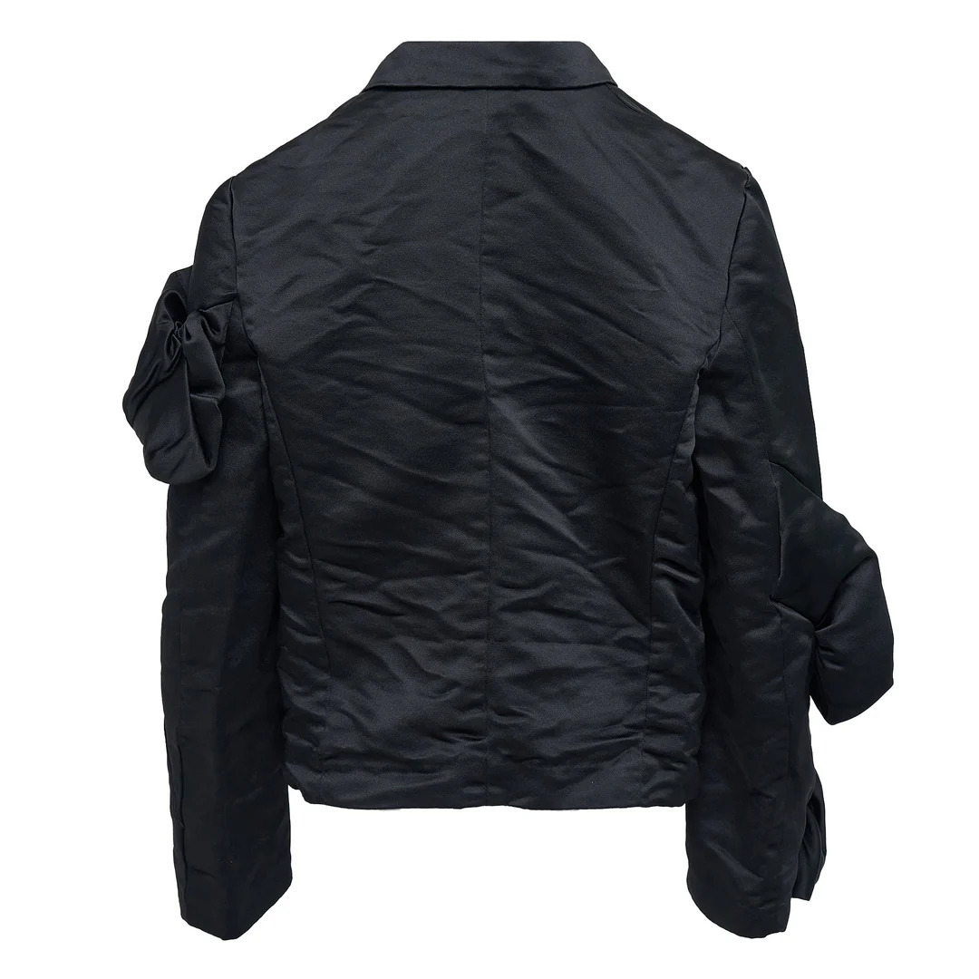 Ribbon Sleeve Jacket - 2