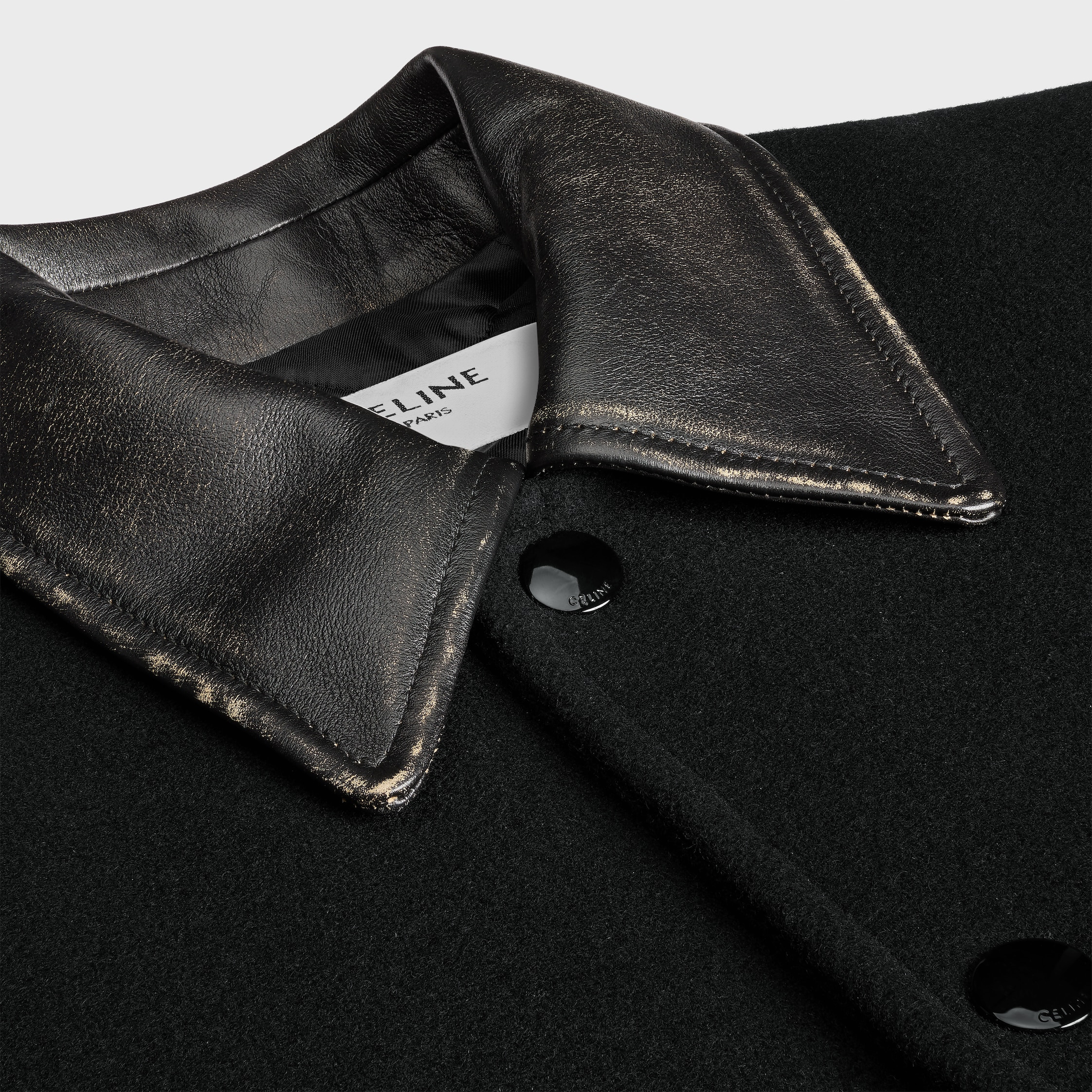 teddy jacket IN WOOL FELT - 3