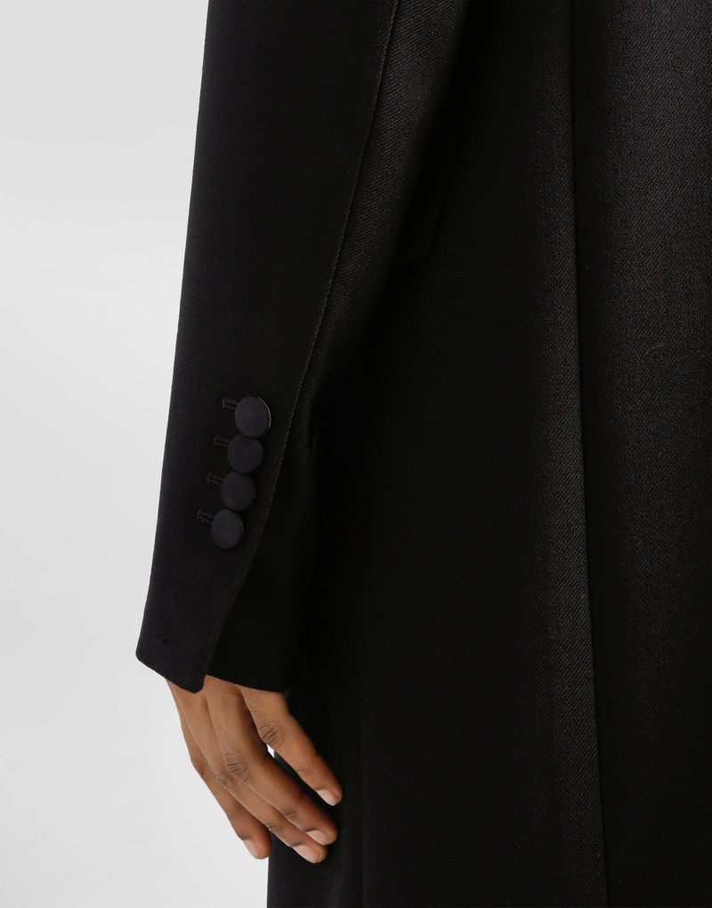 Double-breastedwool coat 5
