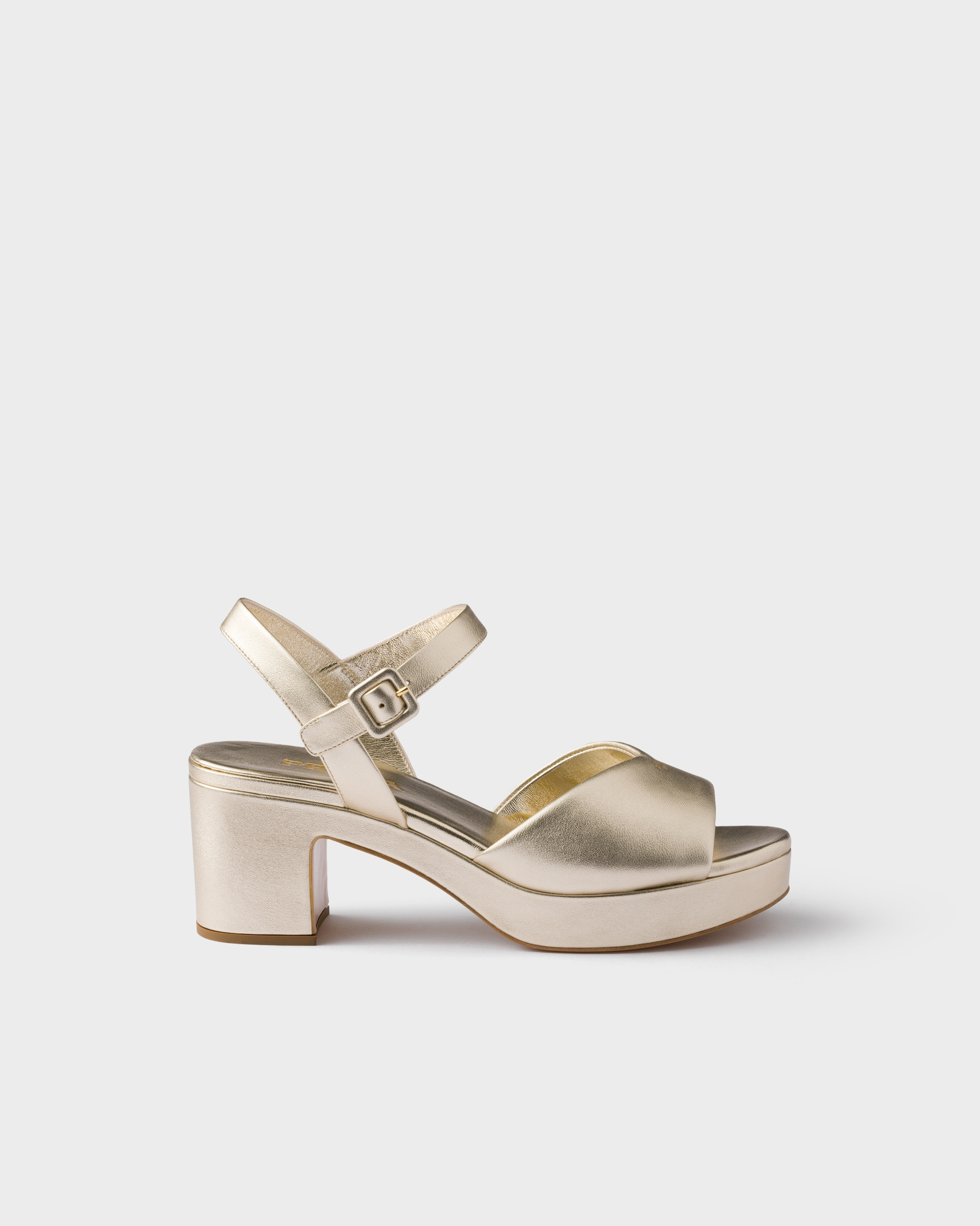 Padded nappa leather sandals - 2