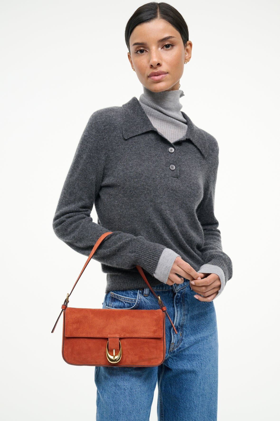 STAUD HARLOW BAG AUBURN - 4