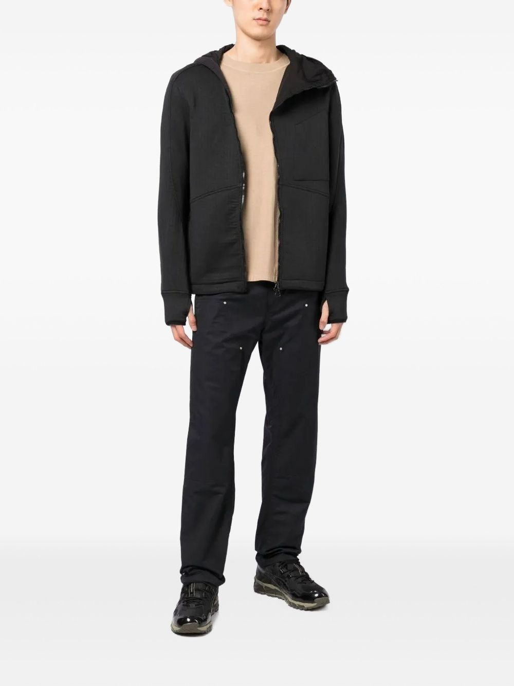 ASYMMETRIC ZIP-FASTENING JACKET - 3