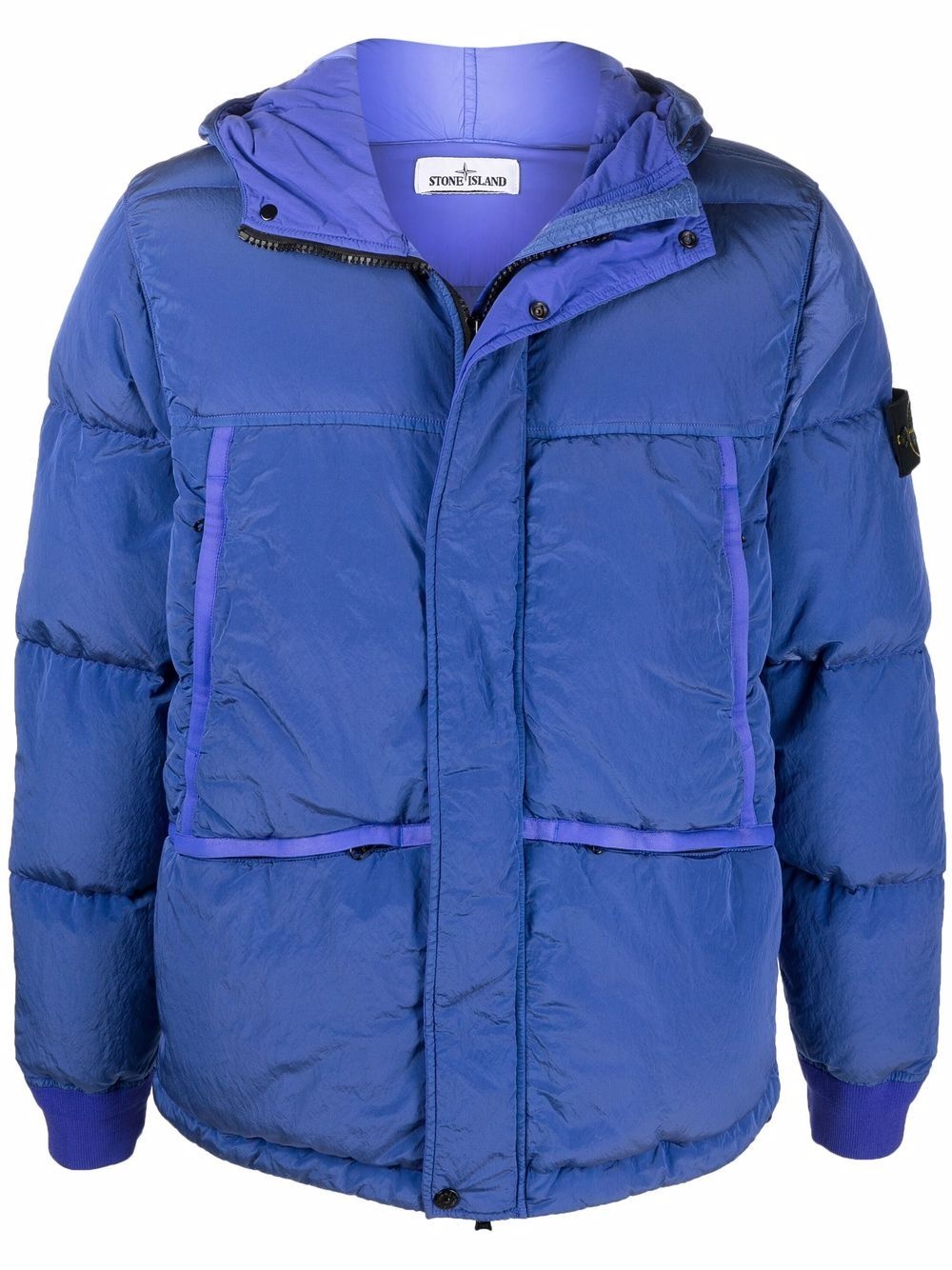 Compass badge padded jacket - 1