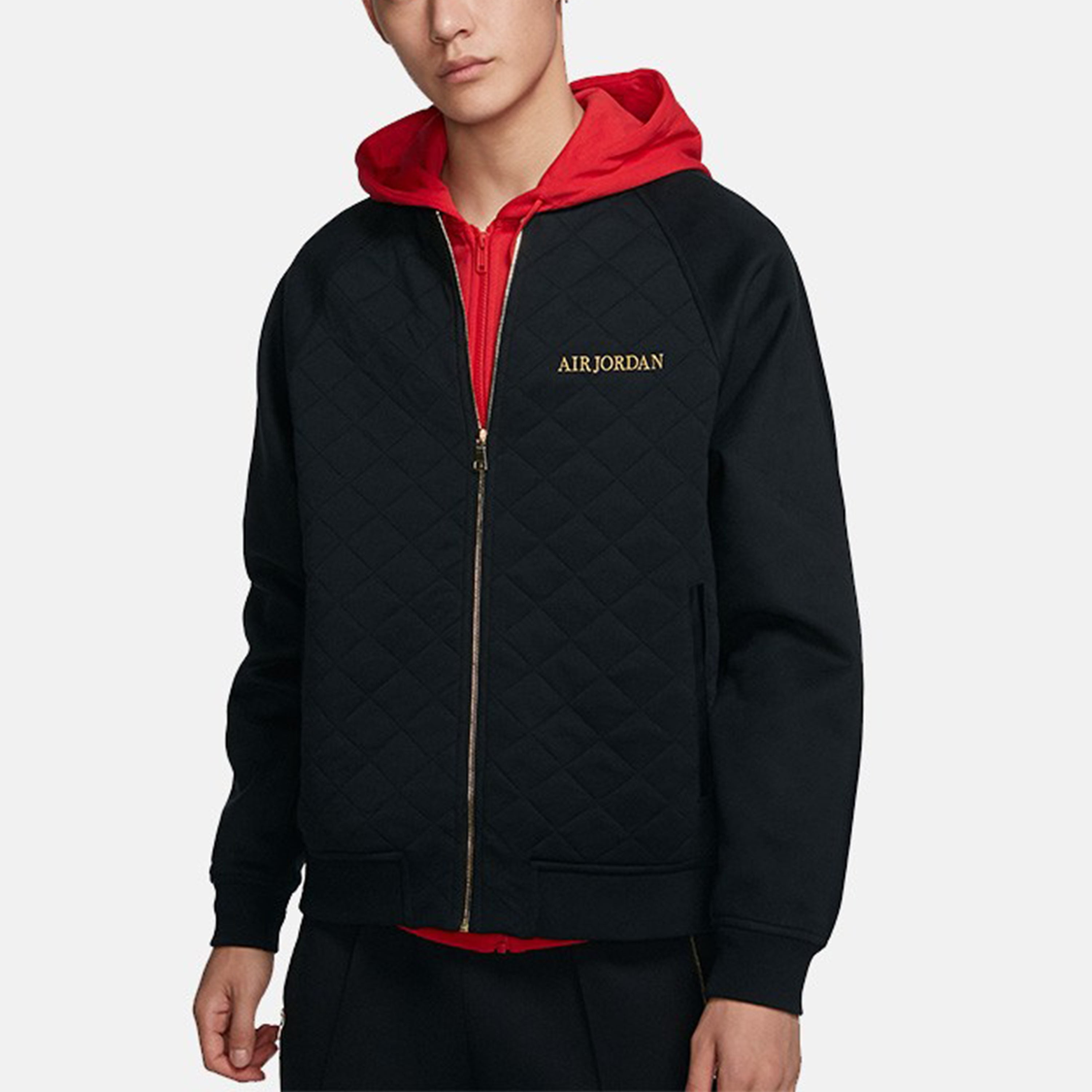 Air Jordan Athleisure Casual Sports Stand Collar Jacket Black BQ5772-010 - 3